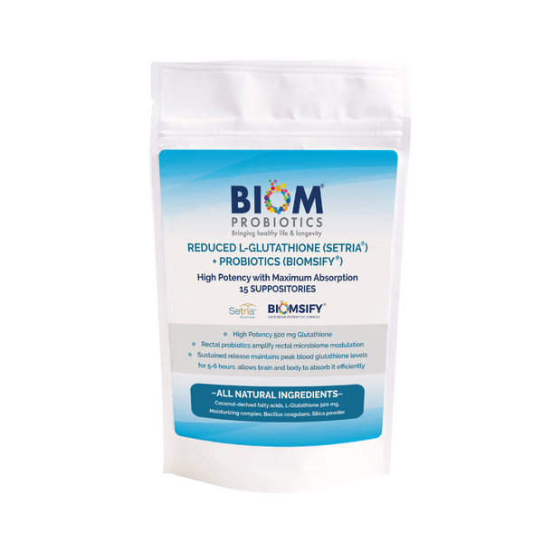L-Glutathione + Probiotic Suppository