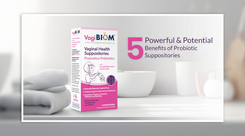 5 powerful and potential benefits of probiotic suppositories -- Banner|