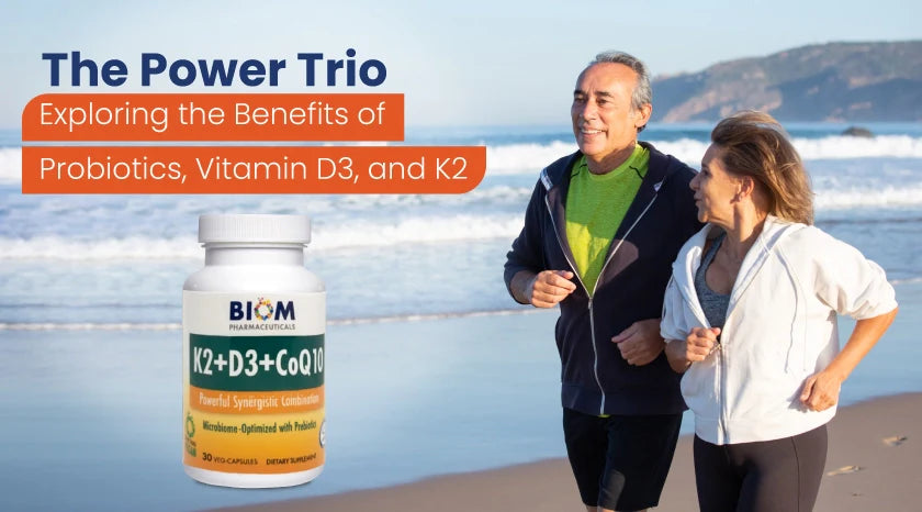 Gut Health Synergy: The Benefits of Probiotics, Vitamin D3 & K2|Gut Health Synergy: The Benefits of Probiotics, Vitamin D3 & K2
