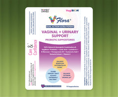 Vaginal + Urinary Support Probiotic Suppositories