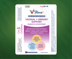 Vaginal + Urinary Support Probiotic Suppositories