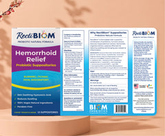 Hemorrhoid Relief Probiotic Suppositories