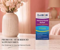 Hemorrhoid Relief Probiotic Suppositories