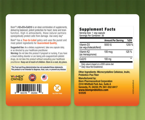 Vitamin D3 VitK2 with CoQ10