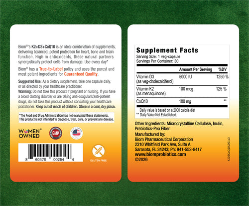 Vitamin D3 VitK2 with CoQ10
