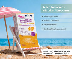 Boric Acid + Probiotics + Prebiotics Vaginal Suppository
