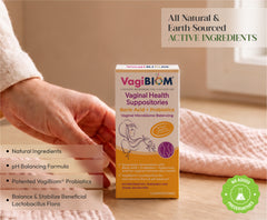 Boric Acid + Probiotics + Prebiotics Vaginal Suppository