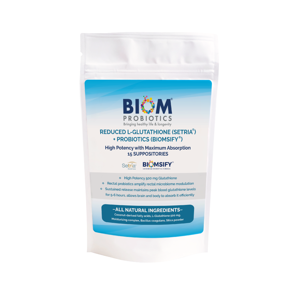 L-Glutathione + Probiotic Suppository