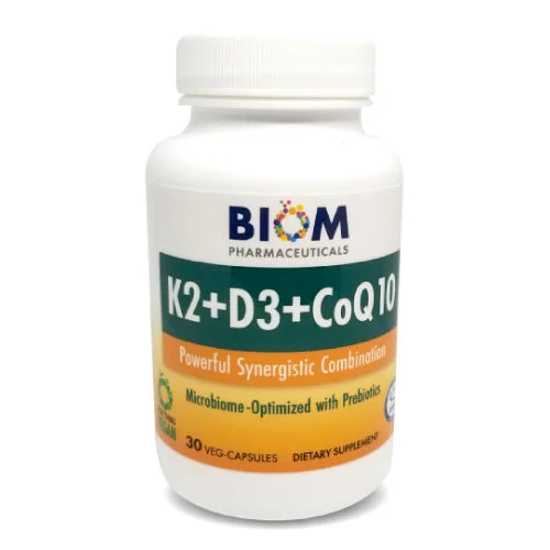 Biom Vitamin D3+K2+CoQ10 | BIOM Probiotics | Promote Bone Health
