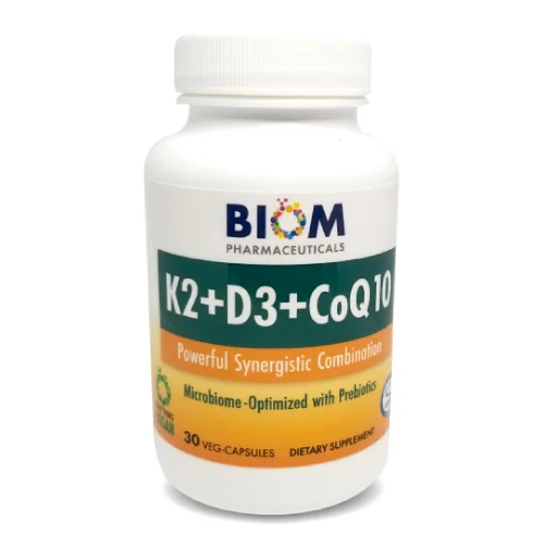 Biom Vitamin D3+K2+CoQ10 | BIOM Probiotics | Promote Bone Health
