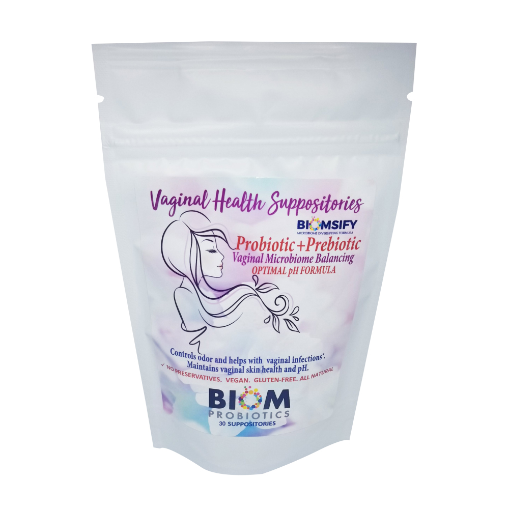 Biom Vaginal Probiotic Suppository Biom Vaginal Probiotic