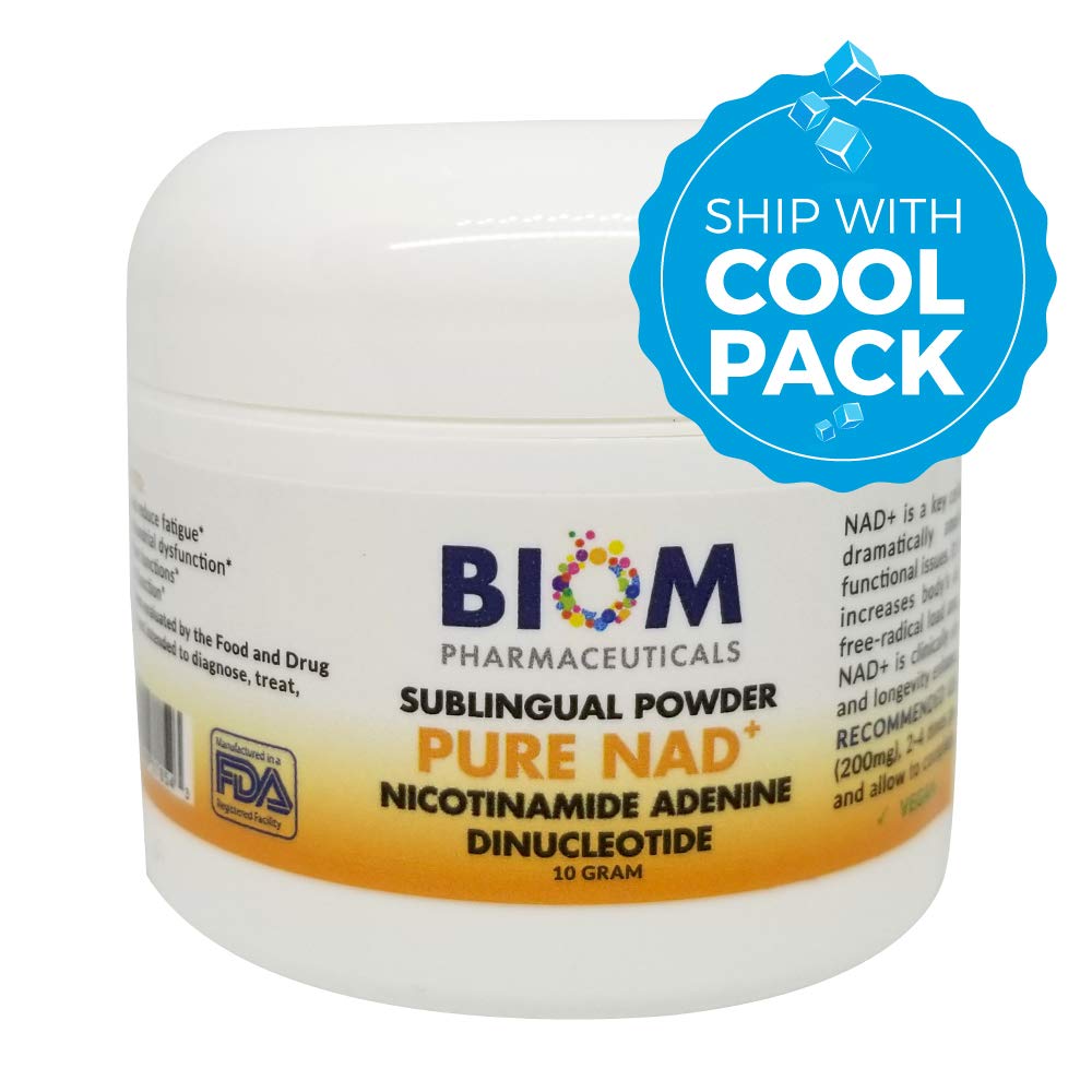 Top longevity supplement in Sarasota | Biom Probiotics | NAD+ Sublingual Powder