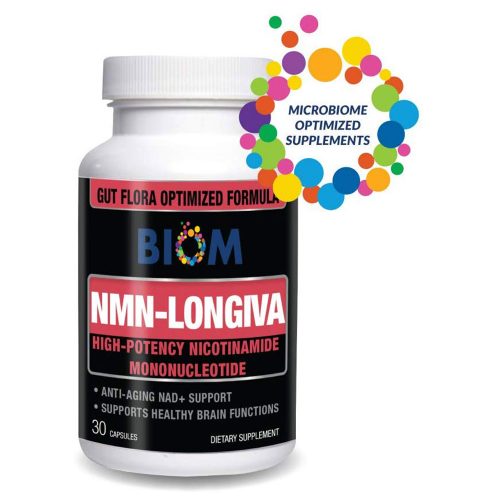 Supports Healthy Aging and Longevity | Biom Probiotics | Biom NMN Longiva | Biom Anti aging Probiotic | Healthy aging probiotic Supplement
