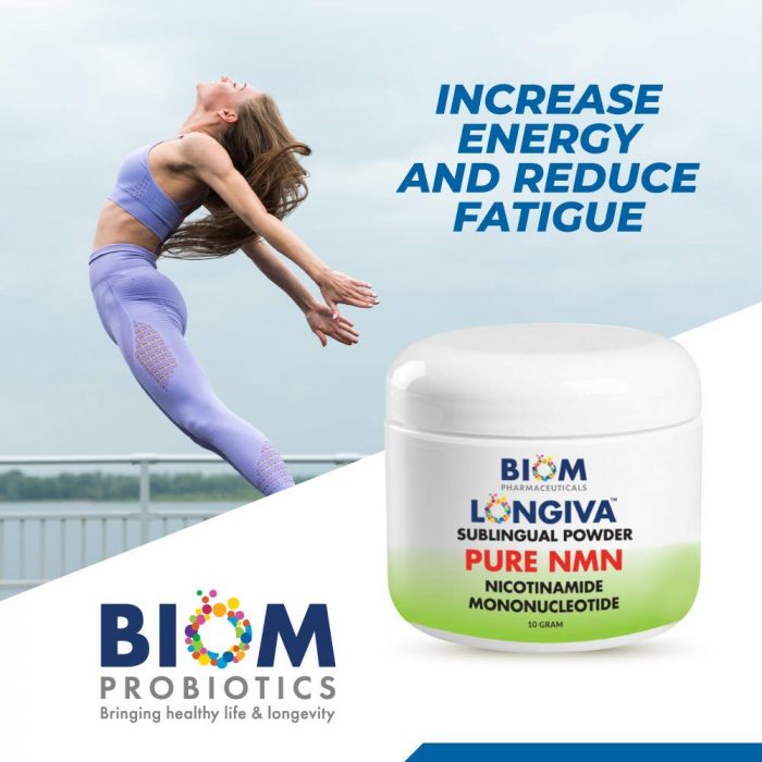 Promotes Healthy Aging | Biom Probiotics | Biom NMN Sublingual Powder | NMN Sublingual Powder