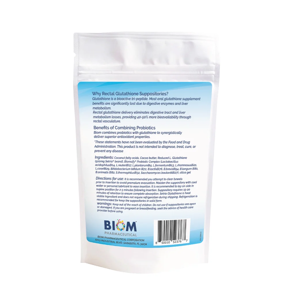 L-Glutathione + Probiotic Suppository - Subscription - Image 2
