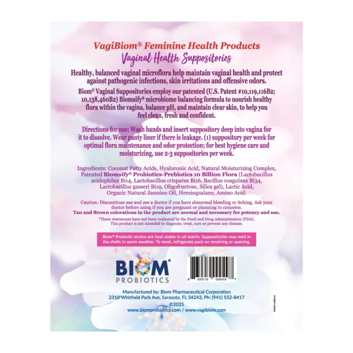 Vaginal Probiotic Suppository – Natural - Subscription - Image 3