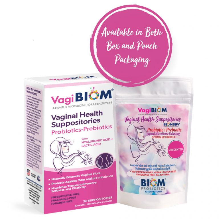 Vaginal Probiotic Suppository Biom Probiotics 4919