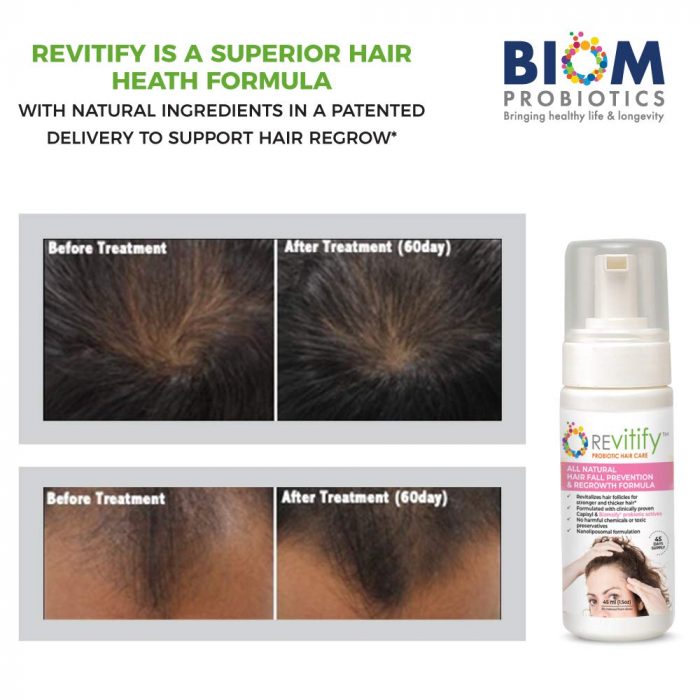 Revitify Hair Growth Serum | Probiotic Hair Growth Serum | Biom