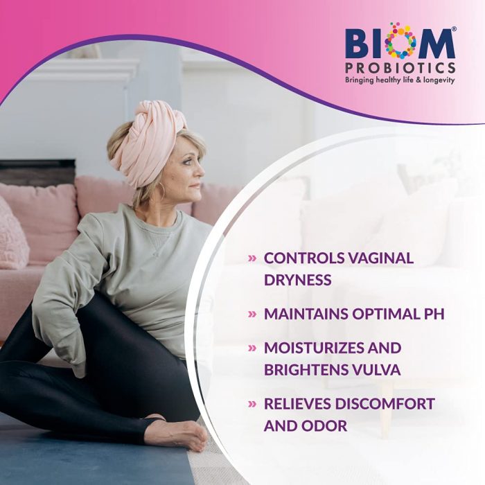 woman doing yoga | biom probiotics