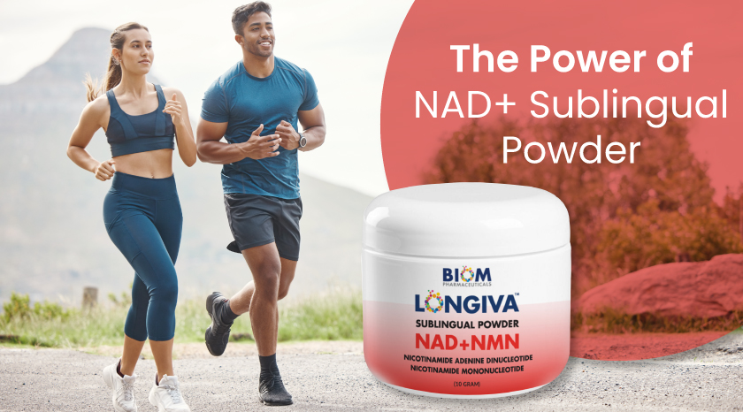 The Power of NAD+ Sublingual Powder - Biom Probiotics