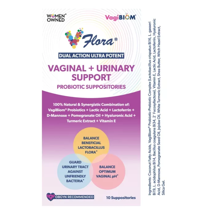 Vaginal + Urinary Support Probiotic Suppositories - Image 3