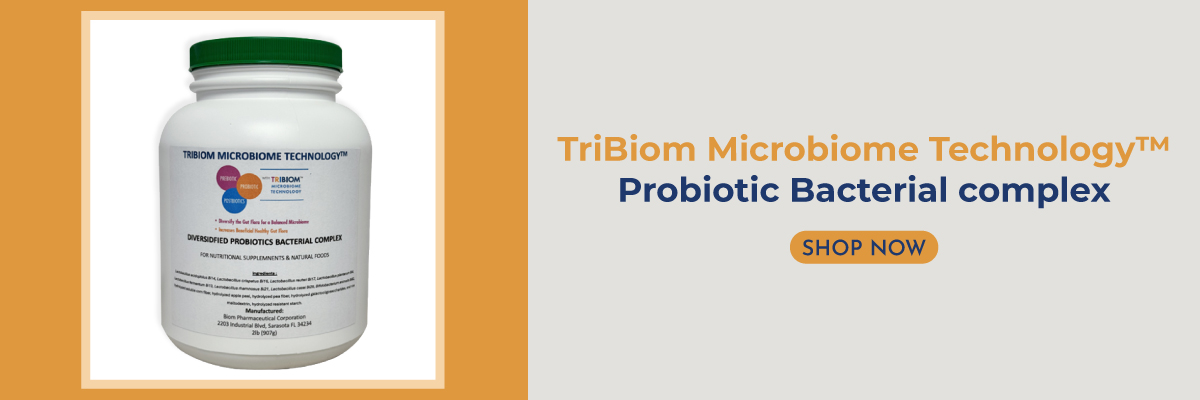 TriBiom Microbiome Technology™ Probiotic Bacterial complex