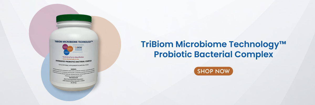 TriBiom Microbiome Technology™ Probiotic Bacterial complex