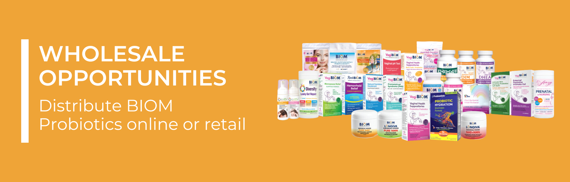 Wholesale Opportunities | Biom Probiotics